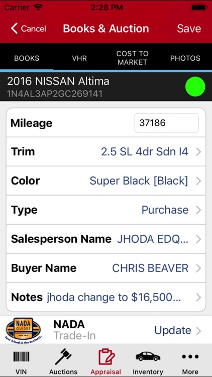 FirstLook Mobile Appraiser