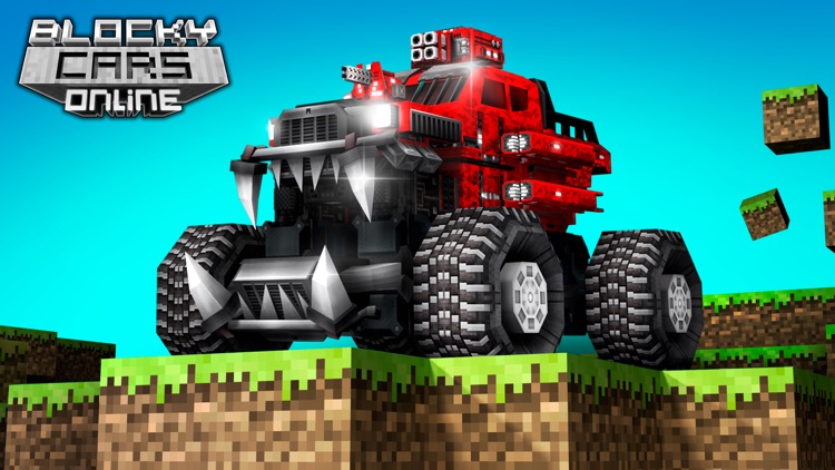 Blocky Cars - pixel shooter screenshot-0