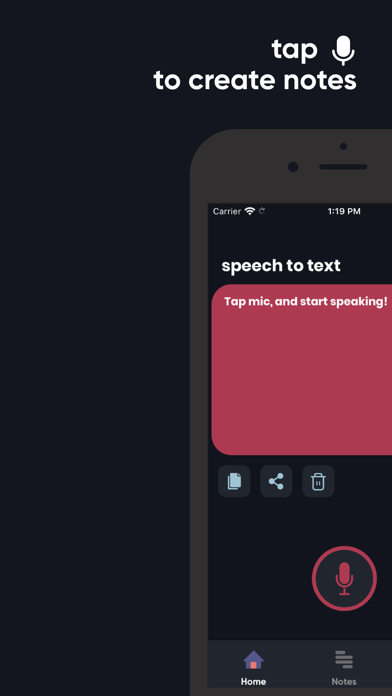 speech to text dictation app