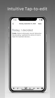 minimalist journal iphone screenshot 3