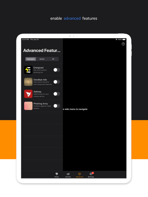 iPad Image of Blokada