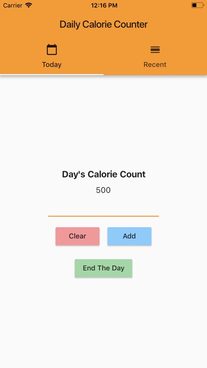 Daily Calorie Counter