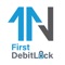 The First DebitLock app helps protect your debit and credit cards by sending transaction alerts and giving you the ability to define when, where and how your cards are used