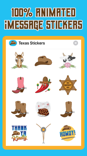 Funny Texas Animated Stickers(圖2)-速報App