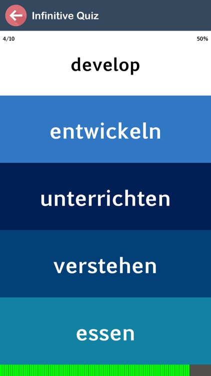 German Verb Blitz screenshot-4