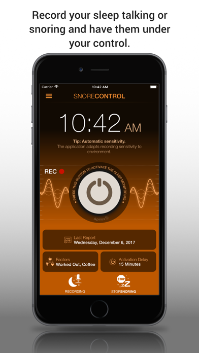 Snore Control Screenshot 1