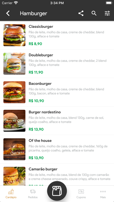 Freitas Burger screenshot 2
