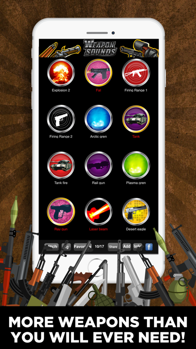 100's of Weapon Sounds Pro: Guns, Chainsaws & Bear Claws, Oh My!! Screenshot 4