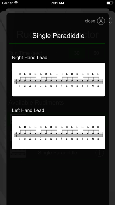 Drummer ITP - Rudiment Trainer screenshot 4