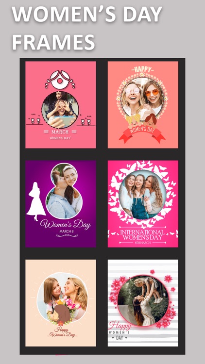 Women's Day Photo Frame Editor