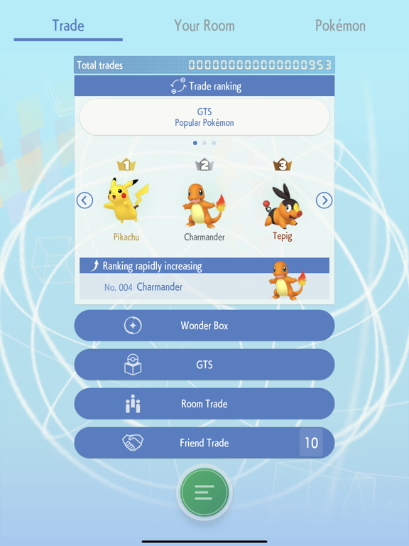 Pokémon HOME iPad app afbeelding 5