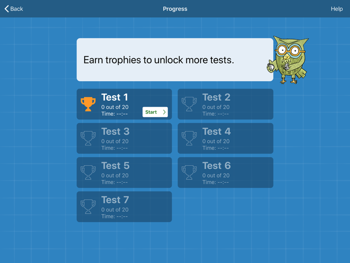 Times Tables Ages 7-8