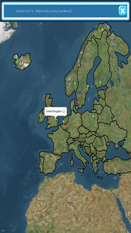 Topo Test Europe, topography