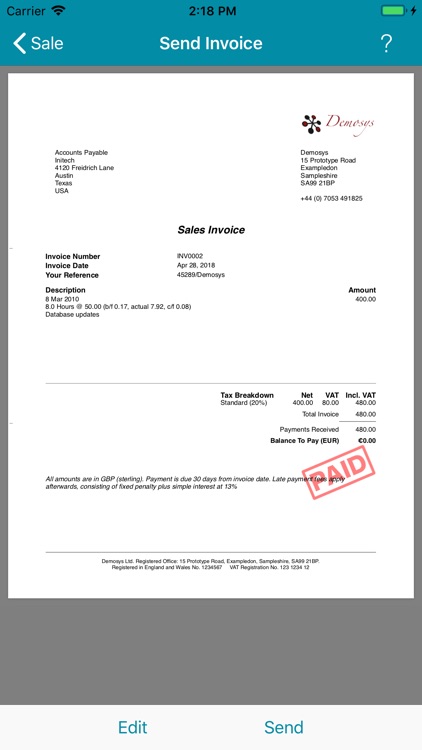 EasyBooks Accounting screenshot-3