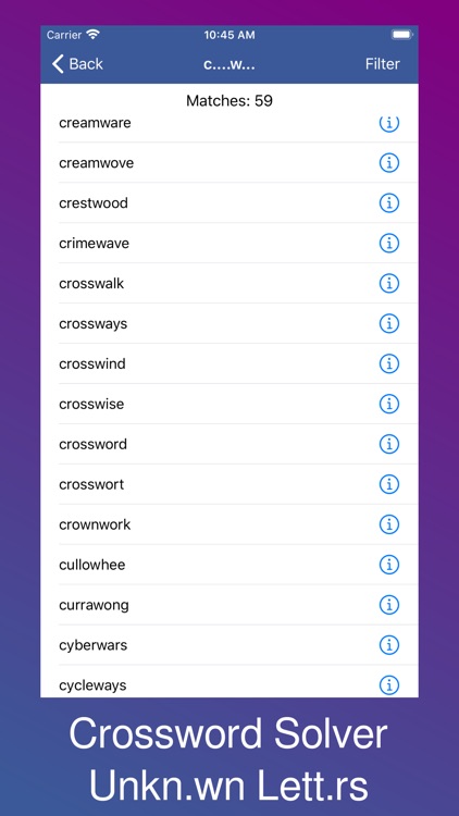 Anagram Solver - Crosswords screenshot-4