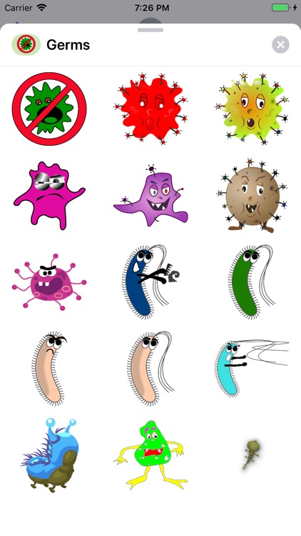 Germ Stickers