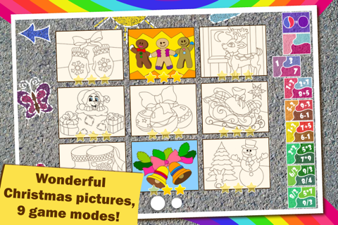 Math Coloring for kids Winter screenshot 4