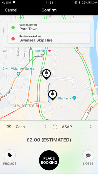 Data Cabs Swansea screenshot 3