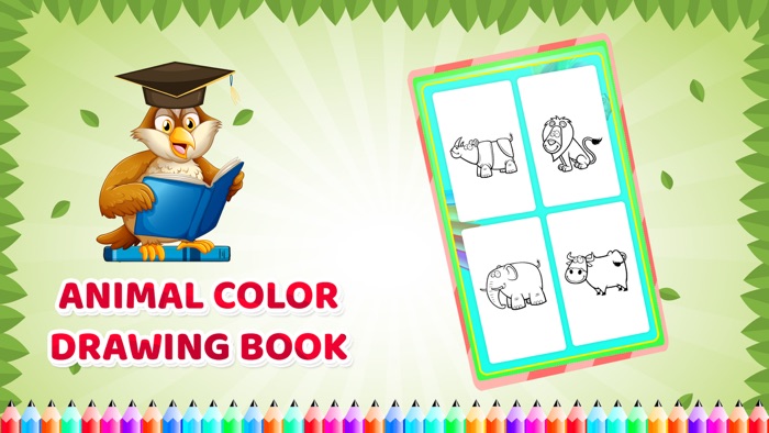Animal Colour Drawing Book