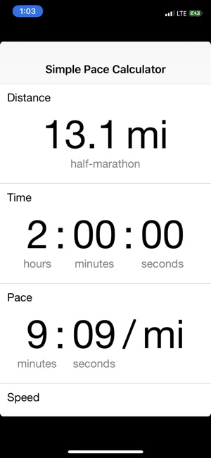 Simple Pace Calculator(圖1)-速報App