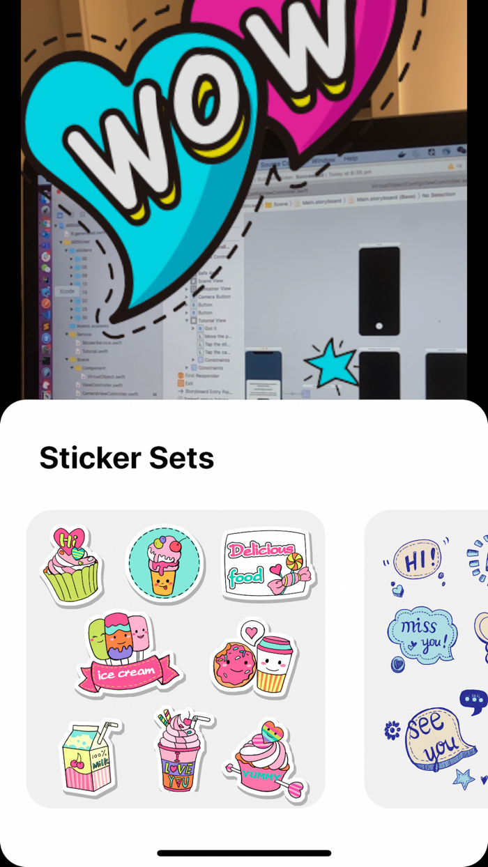 AR Sticker Camera