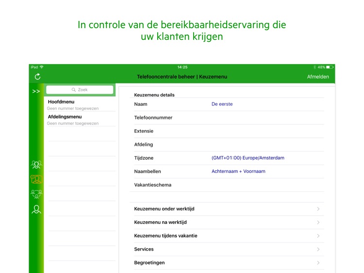 KPN Telefooncentrale beheer