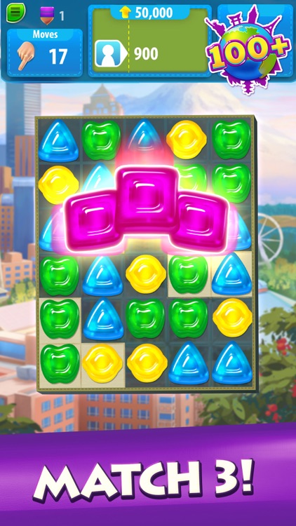 Gummy Drop! Match 3 Puzzles screenshot-0