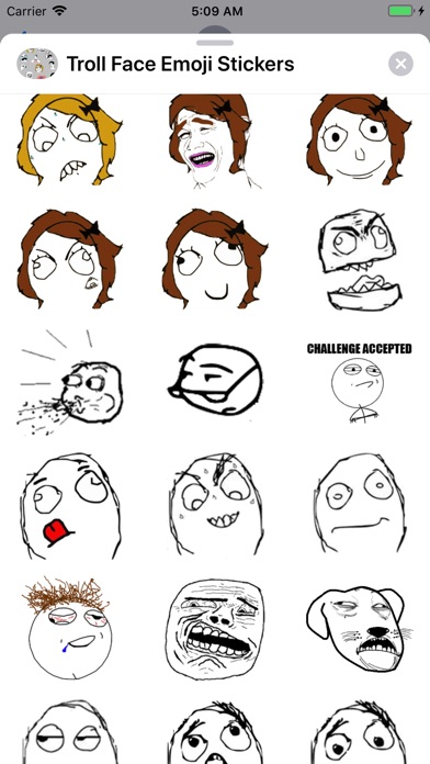 Troll Face Emoji Stickers | Apps | 148Apps