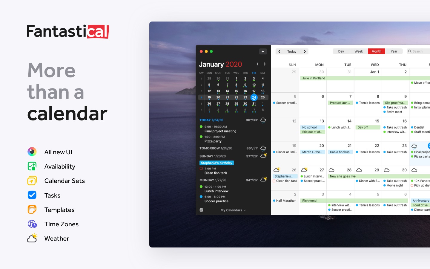 Screenshot do app Fantastical - Calendar & Tasks