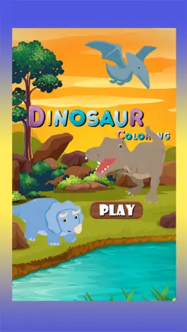 Game screenshot Toddler Dinosaur Coloring Game mod apk