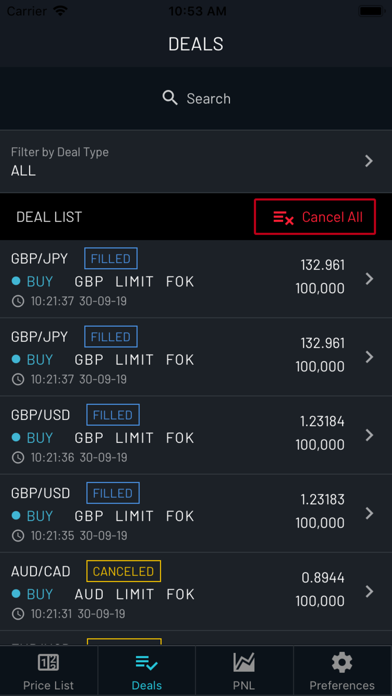 24 Exchange Mobile Trader screenshot 4