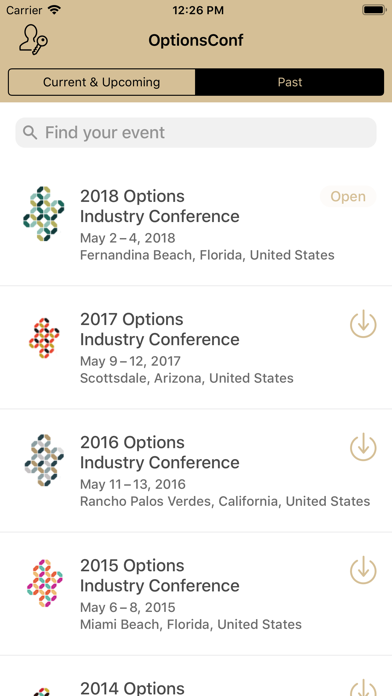 How to cancel & delete Options Industry Conference from iphone & ipad 2