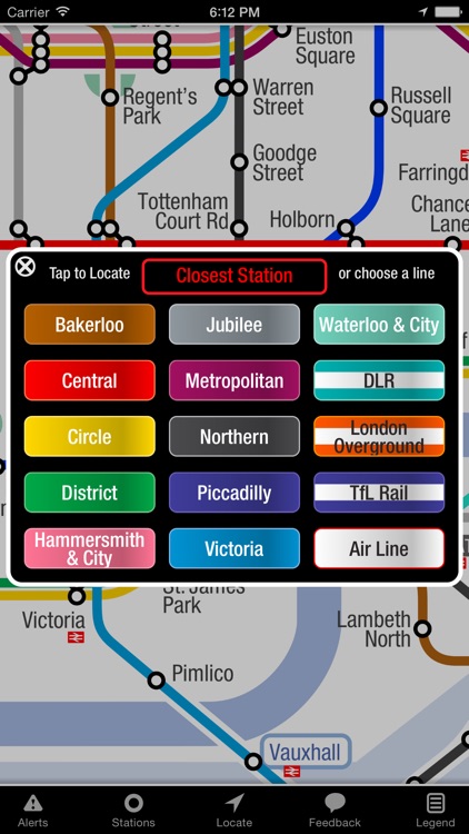 KickMap London Tube screenshot-1