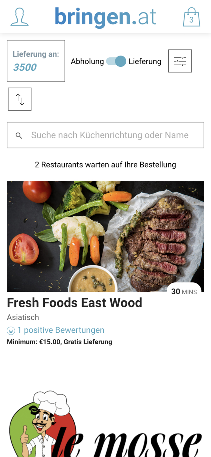 Bringen.at - Essen bestellen