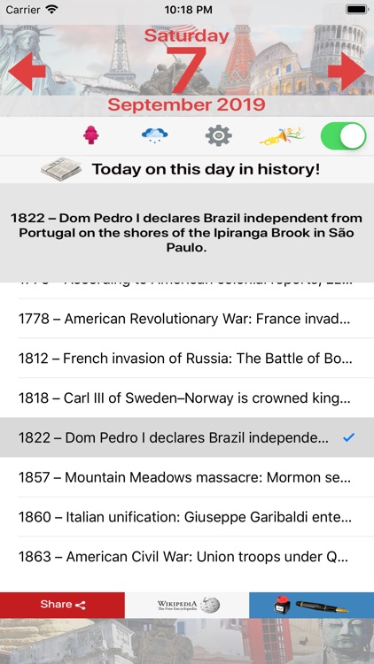 Today - On this day in History