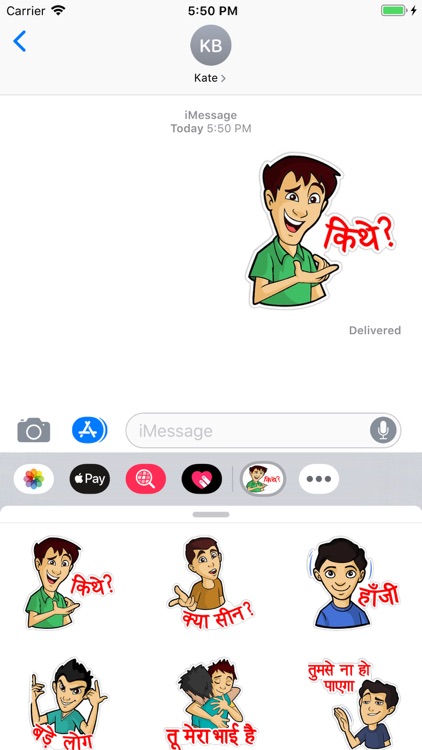 Delhi Boy Stickers Pack screenshot-3