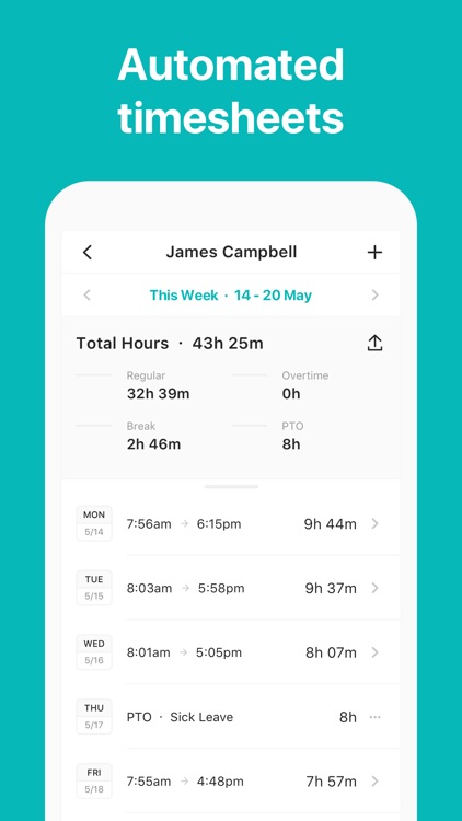 ATTO: Timesheets for Employees screenshot-4