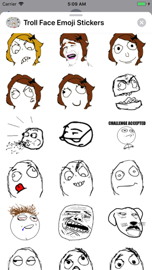 Troll Face Emoji Stickers(圖4)-速報App