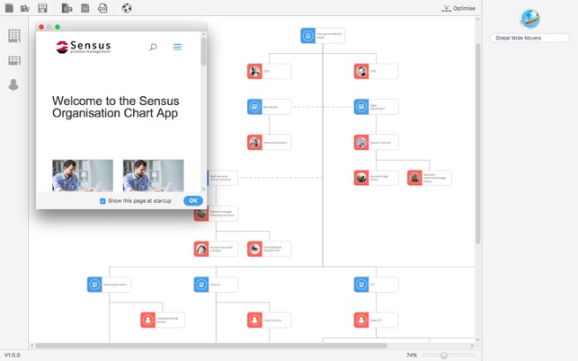 Sensus OrgChart App Lite