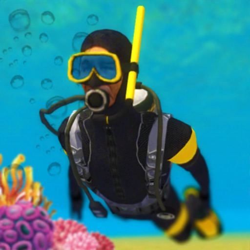 Scuba Diving Swimming Sim Icon