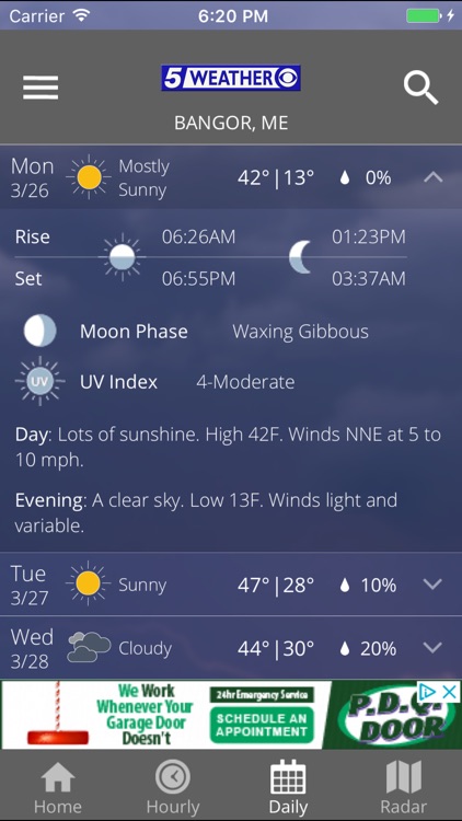 WABI TV5 Weather App screenshot-3