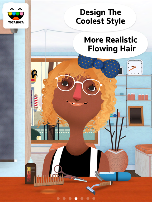 Toca Hair Salon 2 iPad app afbeelding 2