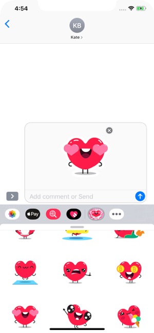 Sweety Hearts Stickers Pack(圖6)-速報App