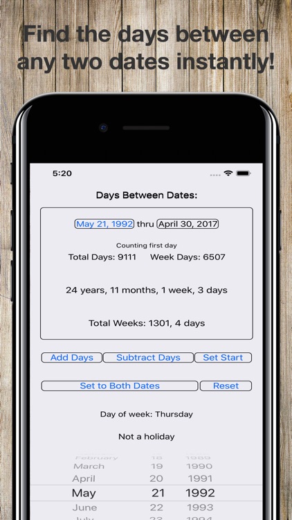 Between Dates