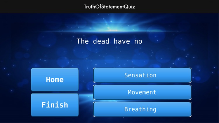 TruthOfStatementQuiz