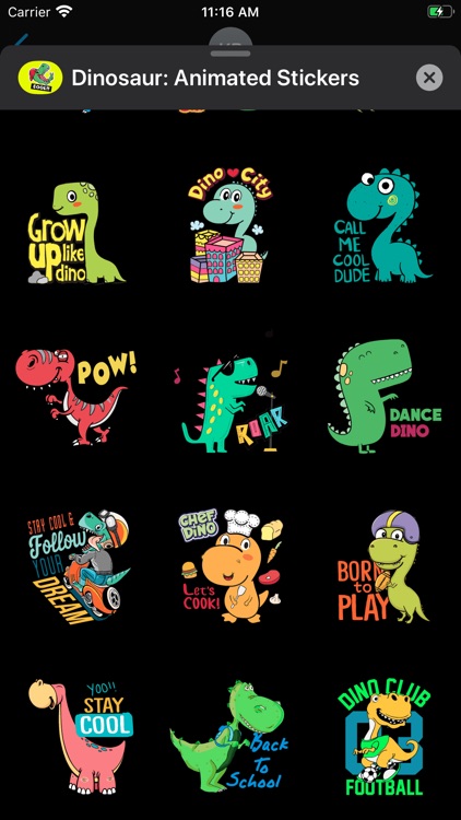 Dinosaur: Animated Stickers screenshot-7