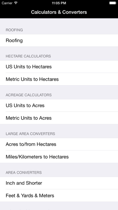 Hectare, Miles, Kilometers, & Roofing Converter Screenshot 5