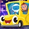 Dance with Kaju and Mei Mei is a free dance game app for kids designed to get them on their feet while they listen to their favourite kids songs and nursery rhymes like the Wheels on the Bus song or the jingle bells song