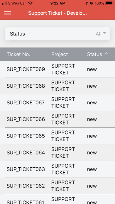 eFaith Support Ticket - Dev screenshot 2