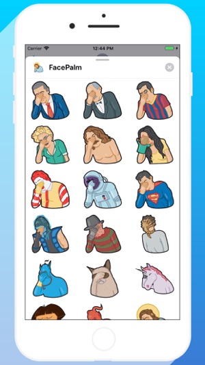 Face Palm Stickers App(圖2)-速報App